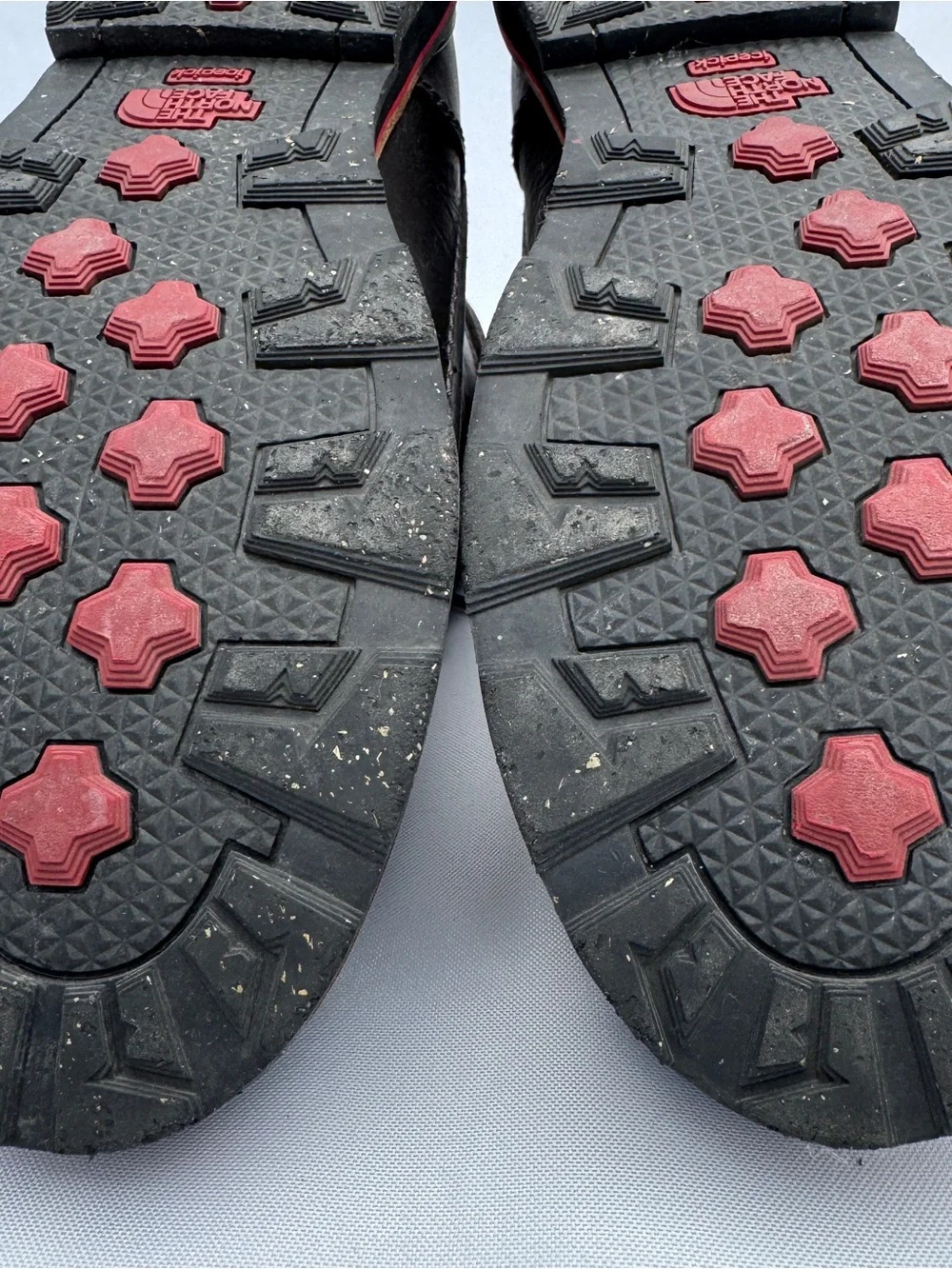 The North Face Men's Black Chukka Boots with Red Accent